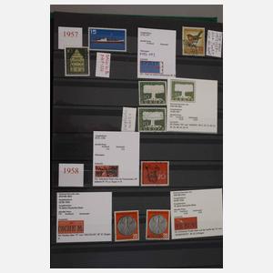 Briefmarkensammlung Spezialmarken BRD und Berlin