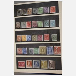 Briefmarkensammlung BRD und DDR