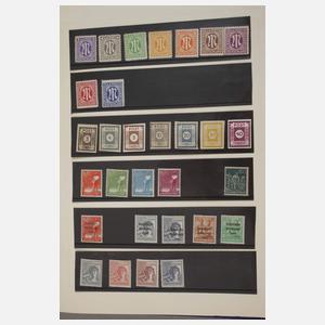 Briefmarkensammlung BRD und DDR