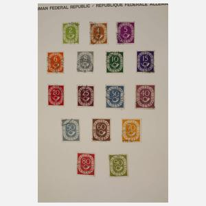 Briefmarkensammlung BRD und DDR