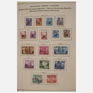 Briefmarkensammlung BRD und DDR