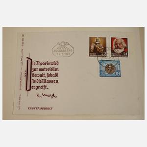 Briefmarkensammlung BRD und DDR
