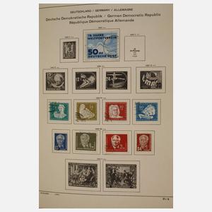 Briefmarkensammlung BRD und DDR