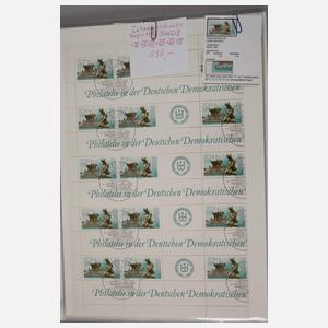 Briefmarkensammlung Spezialmarken DDR