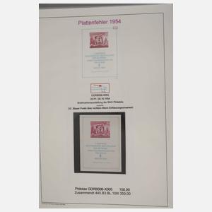 Briefmarkensammlung Spezialmarken DDR