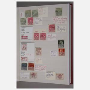 Briefmarkensammlung Spezialmarken DDR