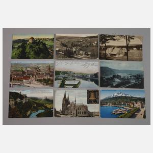 Sammlung Post- und Ansichtskarten