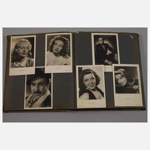 Zwei Postkartenalben Schauspieler