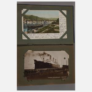 Postkartenalbum Schiffe