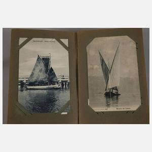 Postkartenalbum Schiffe