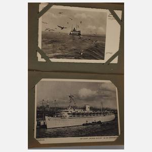 Postkartenalbum Schiffe