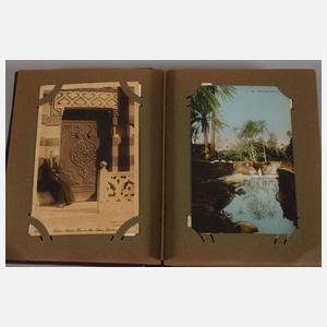 Ansichtskartenalbum Asien, Afrika und Jerusalem