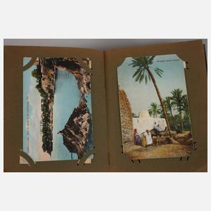 Ansichtskartenalbum Asien, Afrika und Jerusalem