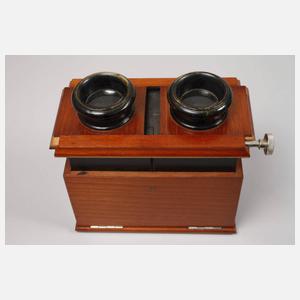 Stereobetrachter Voigtländer mit Glasplatten-Dias