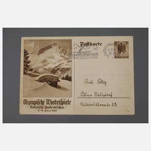 Autograf Olympische Spiele 1936