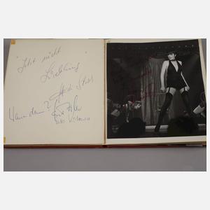 Zwei Autographenbücher High Society