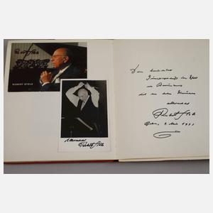 Zwei Autographenbücher High Society