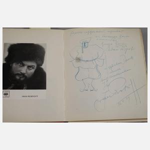 Zwei Autographenbücher High Society