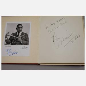 Zwei Autographenbücher High Society