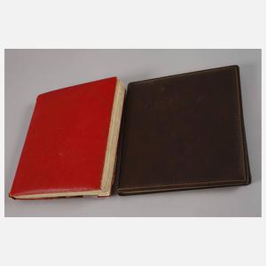 Zwei Autographenbücher High Society