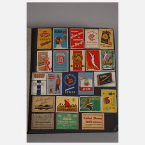 Große Sammlung Streichholzetiketten