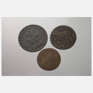 Konvolut Münzen Anhalt-Bernburg