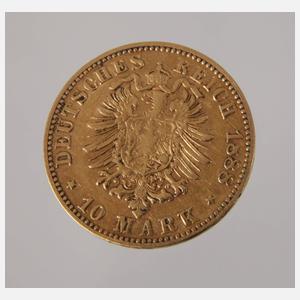 10 Goldmark Württemberg