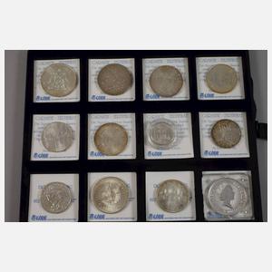 Konvolut Silbermünzen und Medaillen