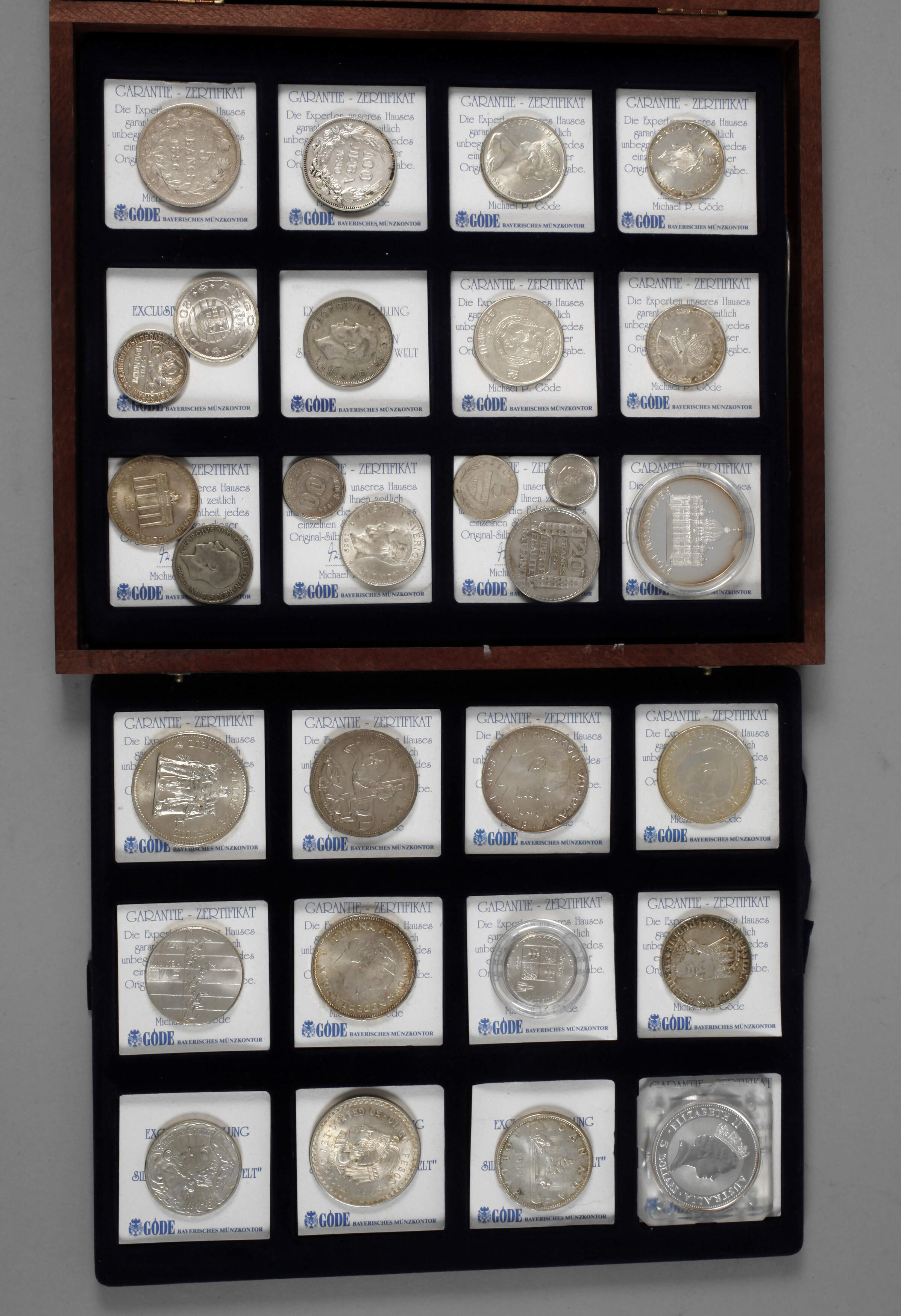 Konvolut Silbermünzen und Medaillen