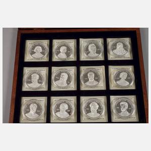 Konvolut Silbermedaillen Deutsche Könige