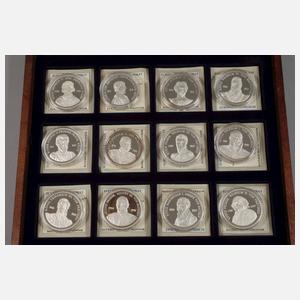 Konvolut Silbermedaillen Deutsche Könige