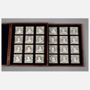 Konvolut Silbermedaillen Deutsche Könige