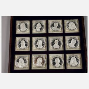 Konvolut Silbermedaillen Deutsche Könige