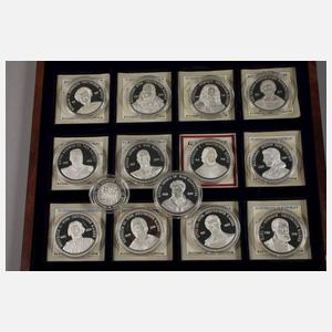 Konvolut Silbermedaillen Deutsche Könige