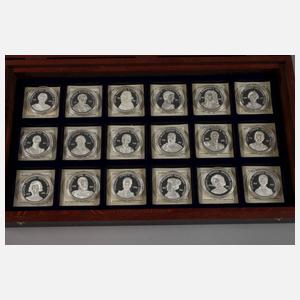 Konvolut Silbermedaillen Deutsche Könige