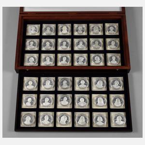 Konvolut Silbermedaillen Deutsche Könige