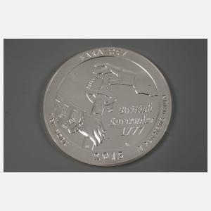 5 Unzen Silbermünze Quarter Dollar