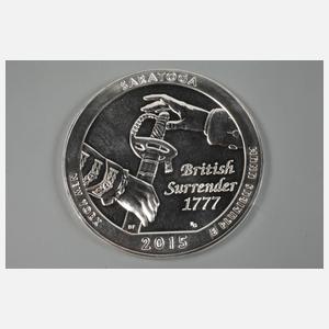 5 Unzen Silbermünze Quarter Dollar