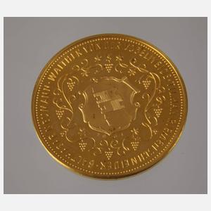 Goldmedaille Würzburg