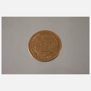 10 Pesetas Gold