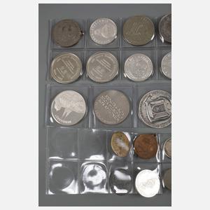 Konvolut Silbermedaillen