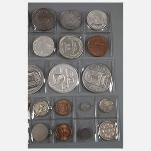 Konvolut Silbermedaillen