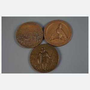 Konvolut patriotische Medaillen