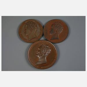 Konvolut patriotische Medaillen