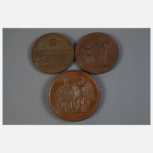 Konvolut patriotische Medaillen