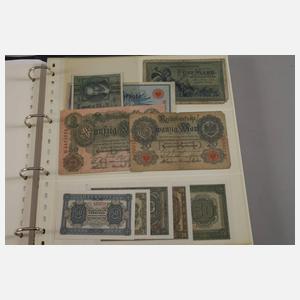 Sammlung Geldscheine
