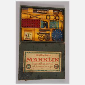 Märklin drei Metallbaukästen mit Anleitungsbuch