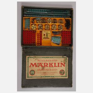 Märklin drei Metallbaukästen mit Anleitungsbuch