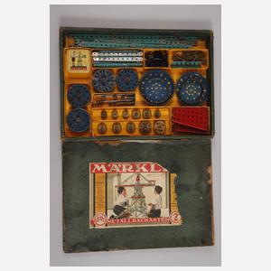 Märklin drei Metallbaukästen mit Anleitungsbuch