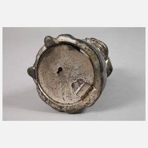 Spardose als Frau mit Hund